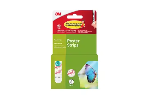 3M Command Poster Strips Oppheng 12pk