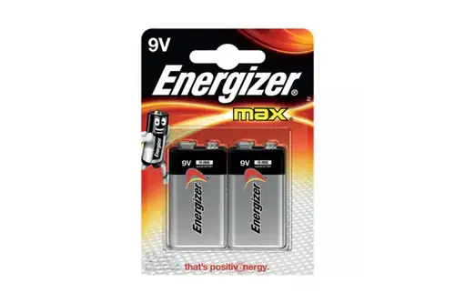 Energizer Max 9V/522 Batteri 2pk
