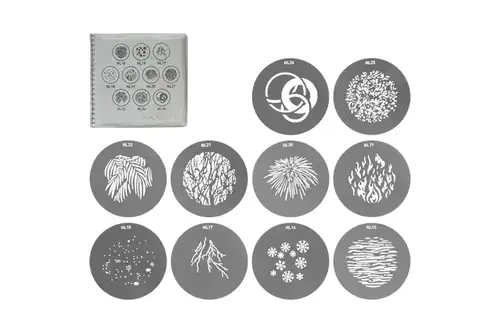 Nanlite FM Mount Projecti Att Gobo Set 2