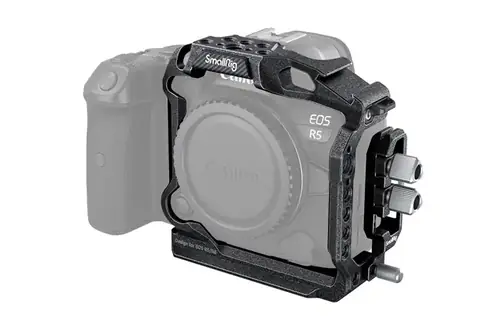 SmallRig 3656 Black Mamba Camera Half Cage & Cable Clamp for Canon EOS R5, R5 C & R6