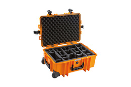 B&W Outdoor Cases Type 6700 Oransje RPD m/ Skillevegger