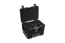 B&W Outdoor Cases Type 5500 Sort RPD m/ Skillebegger