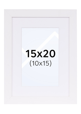 TR Reykjavik Bilderamme - Hvit, 10x15, 15x20