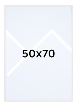 Focus Soul Plexi Bilderamme - Hvit, 50x70