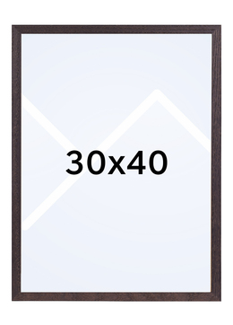 TR Nordmarka Bilderamme - Røkt Eik, 30x40