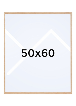 Focus Soul Plexi Bilderamme - Lys Eik, 50x60