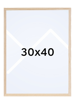 Focus Soul Plexi Bilderamme - Lys Eik, 30x40