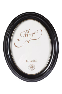 Estancia Oval Bilderamme - Svart, 10x15