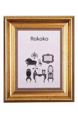 Estancia Rokoko Bilderamme - Gull, 30x30