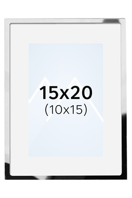 Focus Iris Bilderamme - Sølv, 10x15, 15x20