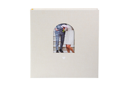Goldbuch Bryllupsalbum Hjerte Beige