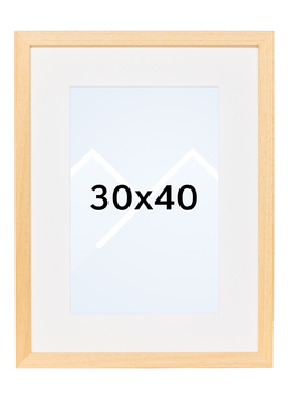 Goldbuch Rustiq Bilderamme - Naturlig tre, 30x40