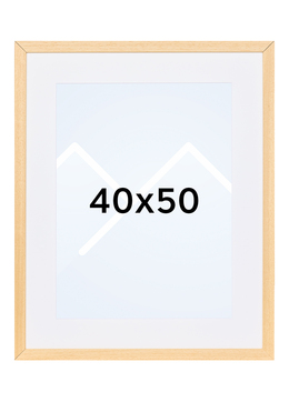 Goldbuch Rustiq Bilderamme - Naturlig tre, 40x50