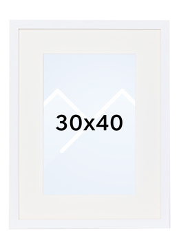Goldbuch Rustiq Bilderamme - Hvit, 30x40