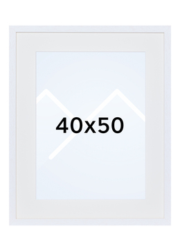 Goldbuch Rustiq Bilderamme - Hvit, 40x50