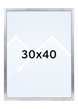 Goldbuch Skandi Bilderamme - Sølv, 30x40