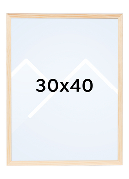 Goldbuch Skandi Bilderamme - Naturlig tre, 30x40