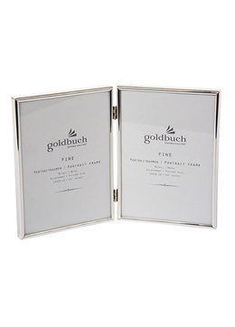 Goldbuch Fine Dobbel Bilderamme - Sølv, 13x18 x2