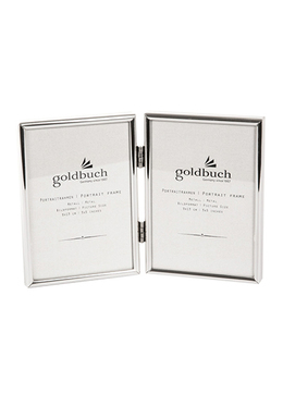 Goldbuch Fine Dobbel Bilderamme - Sølv, 9x13 x2