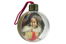 Innova Julekule Stor Glitter Gull
