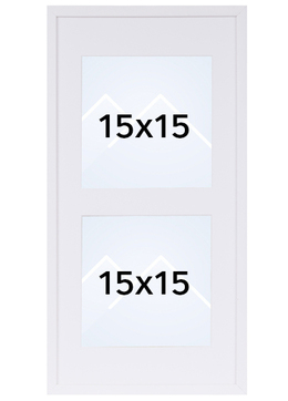 TR København Galleri Collageramme - Hvit, 15x15 x2