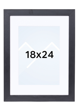 TR Reykjavik Bilderamme - Svart, 13x18, 18x24