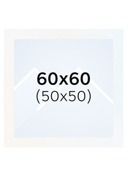 Interart Passepartout - Polarhvit, 50x50, 60x60