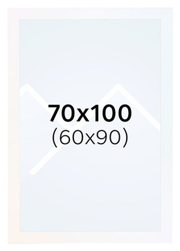 Interart Passepartout - Polarhvit, 60x90, 70x100