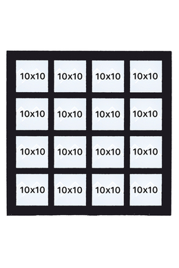 Interart Collage Passepartout - Svart, 10x10 x16, 50x50
