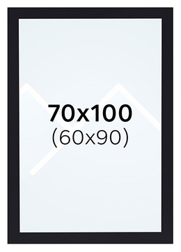Interart Passepartout - Svart, 60x90, 70x100
