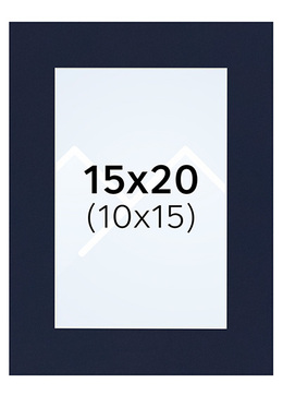 Interart Passepartout - Indigo, 10x15, 15x20