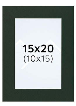 Interart Passepartout - Salviegrønn, 10x15, 15x20