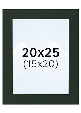 Interart Passepartout - Salviegrønn, 15x20, 20x25