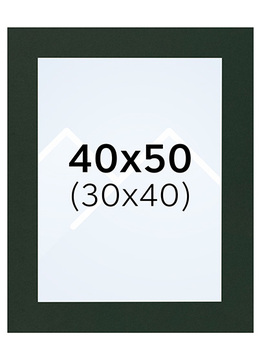Interart Passepartout - Salviegrønn, 30x40, 40x50