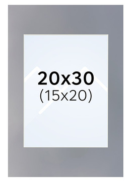 Interart Passepartout - Granitt, 15x20, 20x30