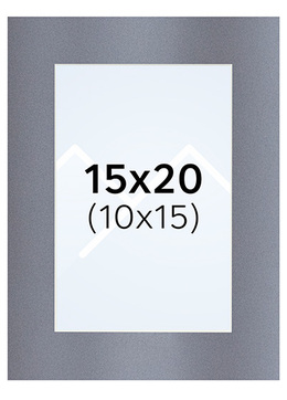 Interart Passepartout - Filtgrå, 10x15, 15x20