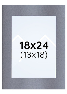Interart Passepartout - Filtgrå, 13x18, 18x24