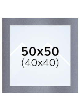 Interart Passepartout - Filtgrå, 40x40, 50x50