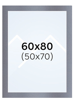 Interart Passepartout - Filtgrå, 50x70, 60x80