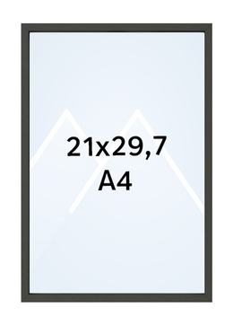 Inter Brasil Bilderamme - Svart, 21x29.7 (A4)