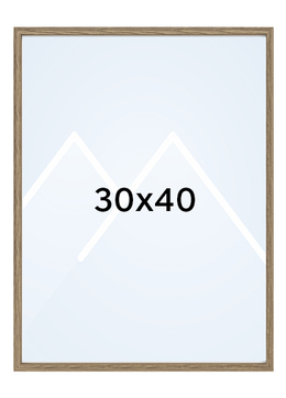 Inter Brasil Bilderamme - Brun, 30x40