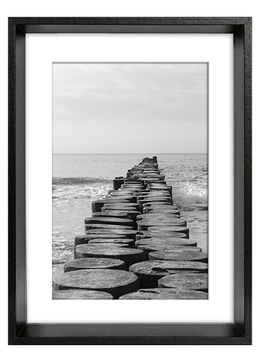 Inter Blanc Bilderamme - Svart, 13x18