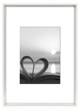 Inter Blanc Bilderamme - Hvit, 21x29.7 (A4)