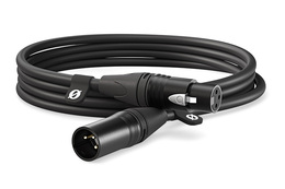 Røde XLR-kabel 3 meter Sort