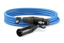 Røde XLR-kabel 3 meter Blå