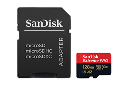 SanDisk MicroSDXC Extreme Pro 128GB 200MB/s A2 C10 V30 UHS-I