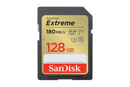 SanDisk SDXC Extreme 128GB 180MB/s UHS-I C10 V30 U3