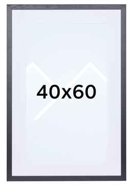 TR Reykjavik Bilderamme - Svart, 30x45, 40x60