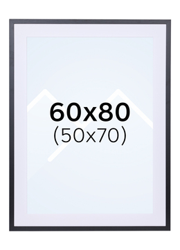 TR Reykjavik Bilderamme - Svart, 50x70, 60x80