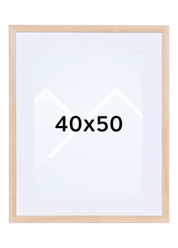 TR Reykjavik Bilderamme - Lys Eik, 30x40, 40x50